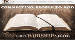 Desktop Screenshot of edenworshipcenter.co